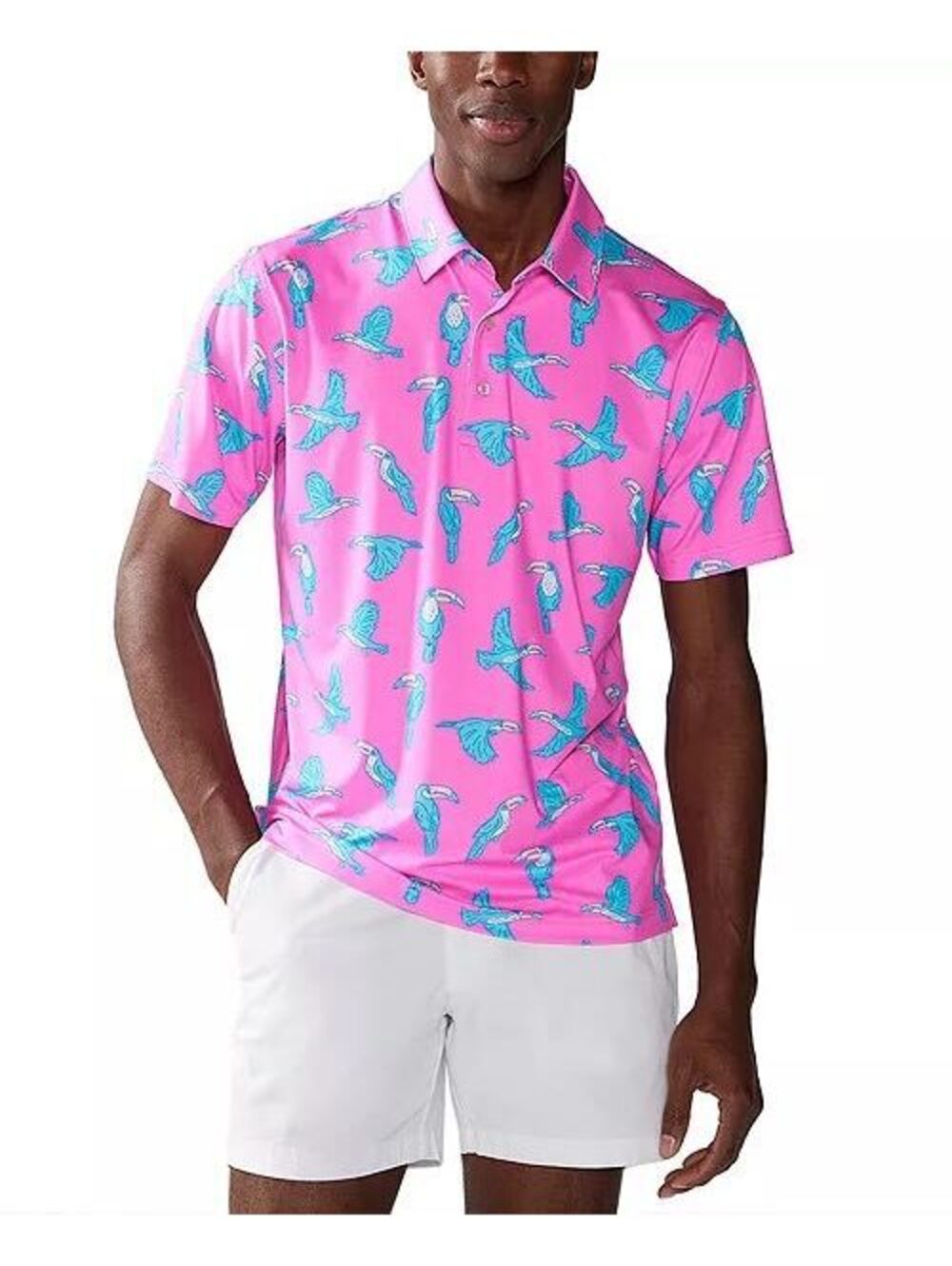 Chubbies Men's The Toucan Do It Performance Polo 2.0